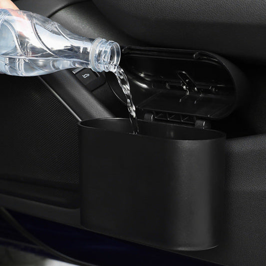 Car Trash Bin in use